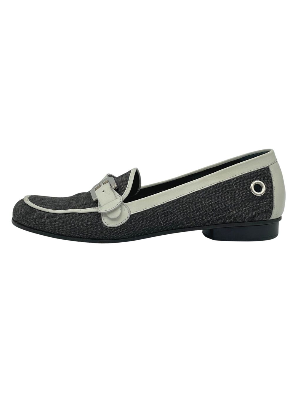 Bally Damenschuhe: Bally Canva Loafer EU 39.5 Grau – Gebraucht aus Zürich von shoe_shop