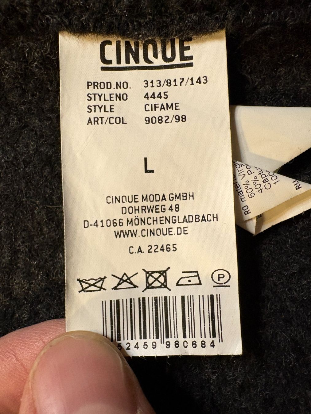 Cinque Giacche: Warme CINQUE Winterjacke mit Kapuze – Usato da Elgg venduto da Jo_Naj 3