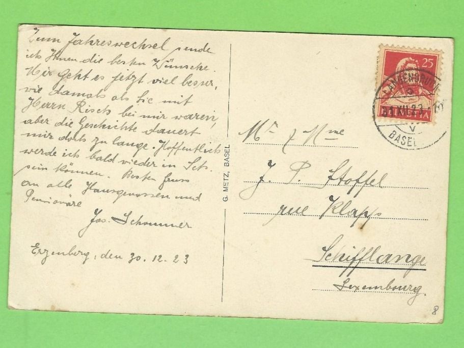 Ansichtskarten: Langenbruck, Sanatorium Erzenberg – Gebraucht aus Zürich von t24_de 1