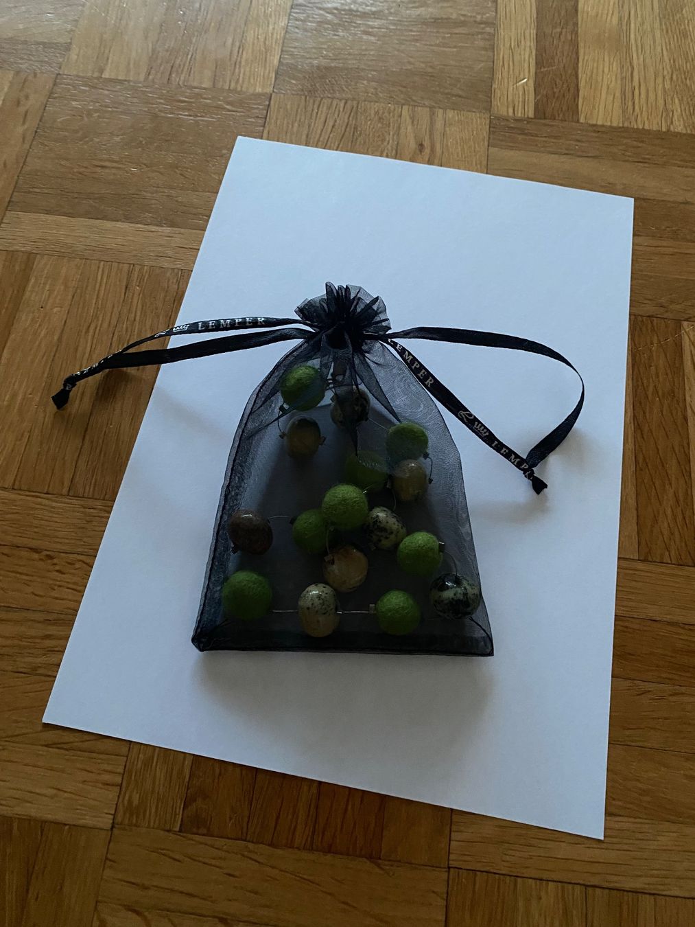 Catenine: Halskette Filz + Stein – Usato da Zug venduto da estarthyme 6
