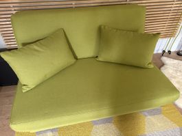 Pfister Schlafsofa grün