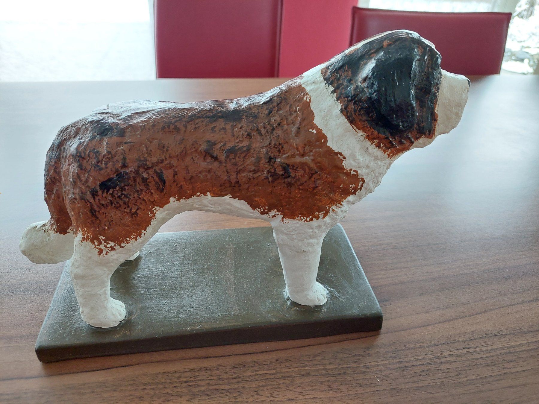 Statuette: Schöne grosse Bernhardiner-Figur aus Keramik – Usato da Subingen venduto da K7passt_immer 6