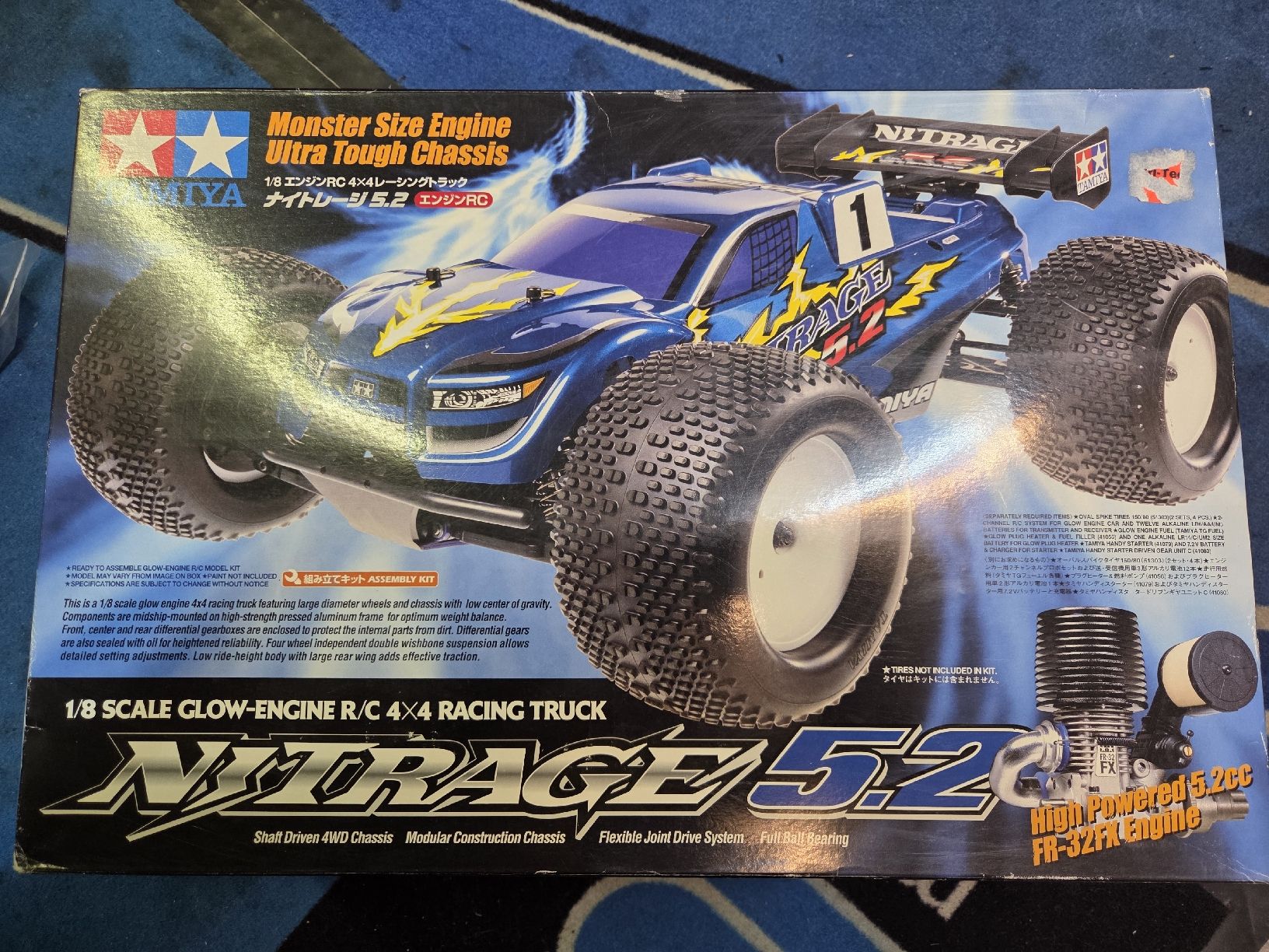 Tamiya Modellismo RC: Tamiya Nitrage 5.2 1:8 Buggy – Nuovo e nell'imballaggio originale da Reichenburg venduto da BEFunPower