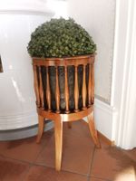 Antiker Cachepot-Ständer, Jardinière aus Holz