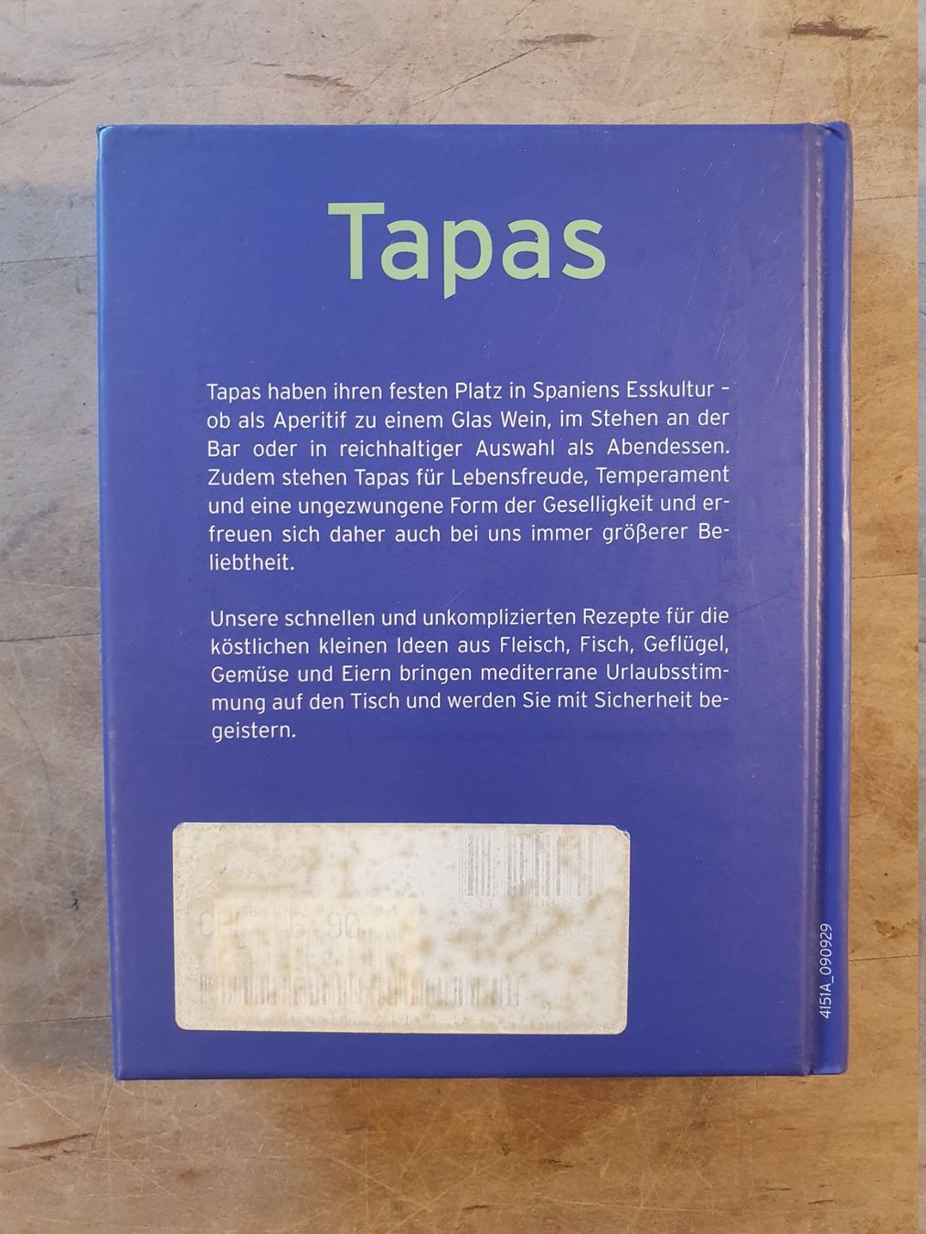 Bücher: Tapas NGV – Gebraucht aus Zürich von loosebone 2