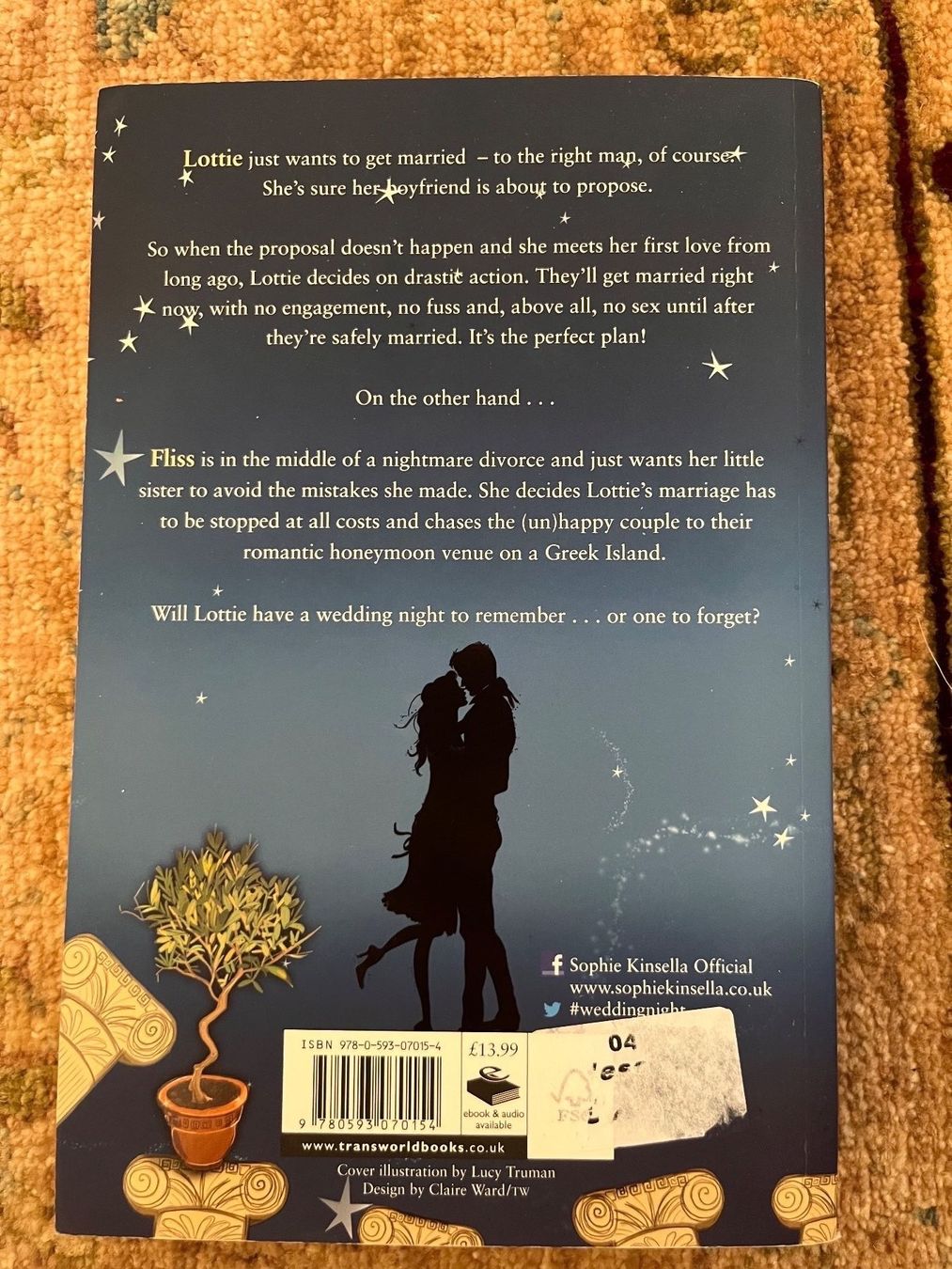 Libri: Book: Wedding Night - Sophie Kinsella – Usato da Pully venduto da Artemisya 1