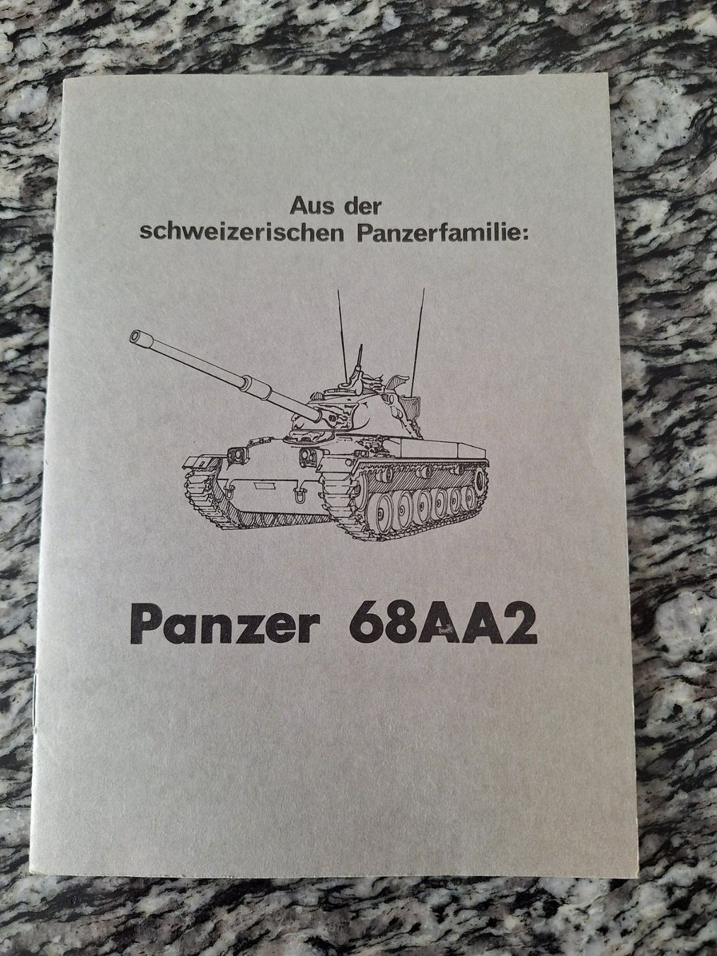 Documents: Prospekt Panzer 68AA2 – D'occasion à Lohn-Ammannsegg par Beo71