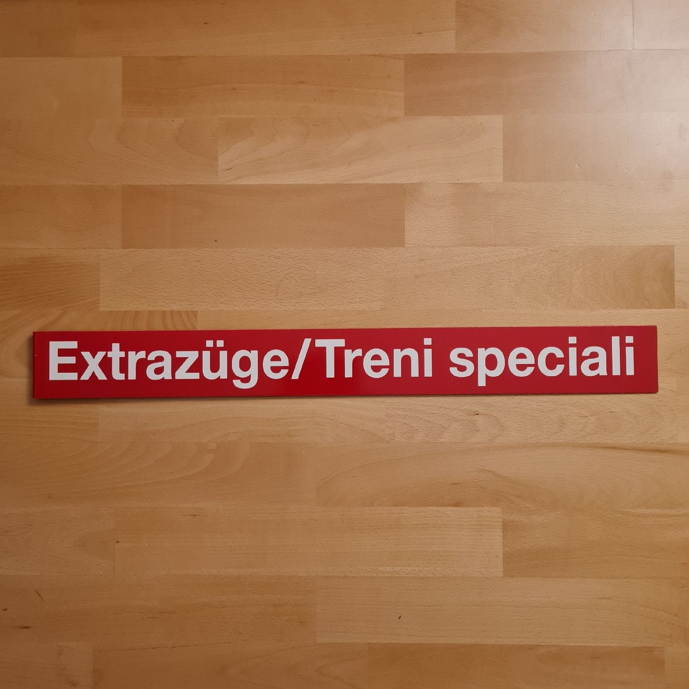 SBB/CFF/FFS Schilder: SBB Anzeigetafel Extrazüge – Gebraucht aus Basel von Piscosour01