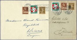 1932, J61+134+169; J61+127, ZWEI BRIEFE 0 BEINWIL+NEUCHÂTEL