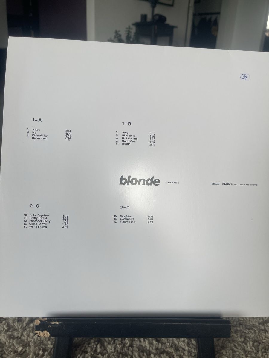 Dischi in vinile: Frank Ocean / Blonde – Nuovo e nell'imballaggio originale da Dagmersellen venduto da stonefinger 1
