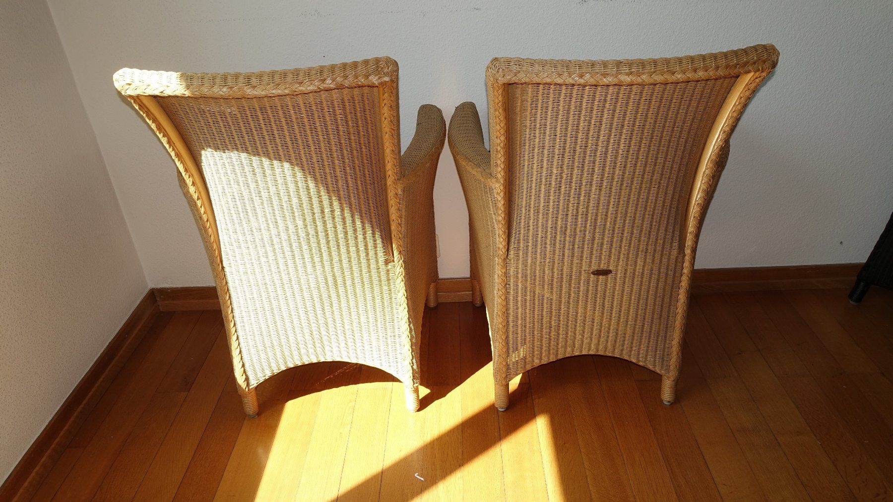 Sessel: Cane-Line Hampsted Sessel 2er-Set, hell Natural – Gebraucht aus Basel von loveit 2
