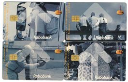 4 Telefonkarten Niederlande Set Rabobank