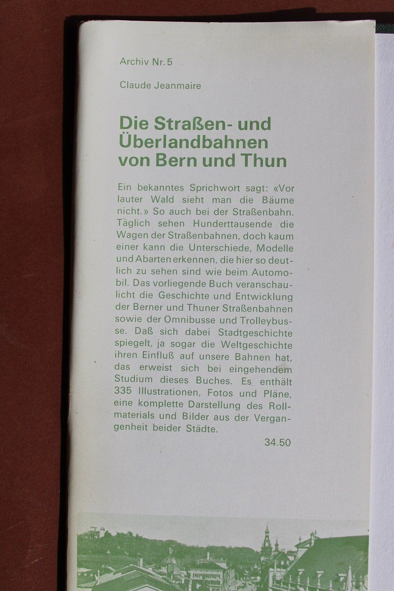 Libri: Elektrische Bahn Steffisburg - Thun - Interlaken. – Usato da Wettswil venduto da roma010 1