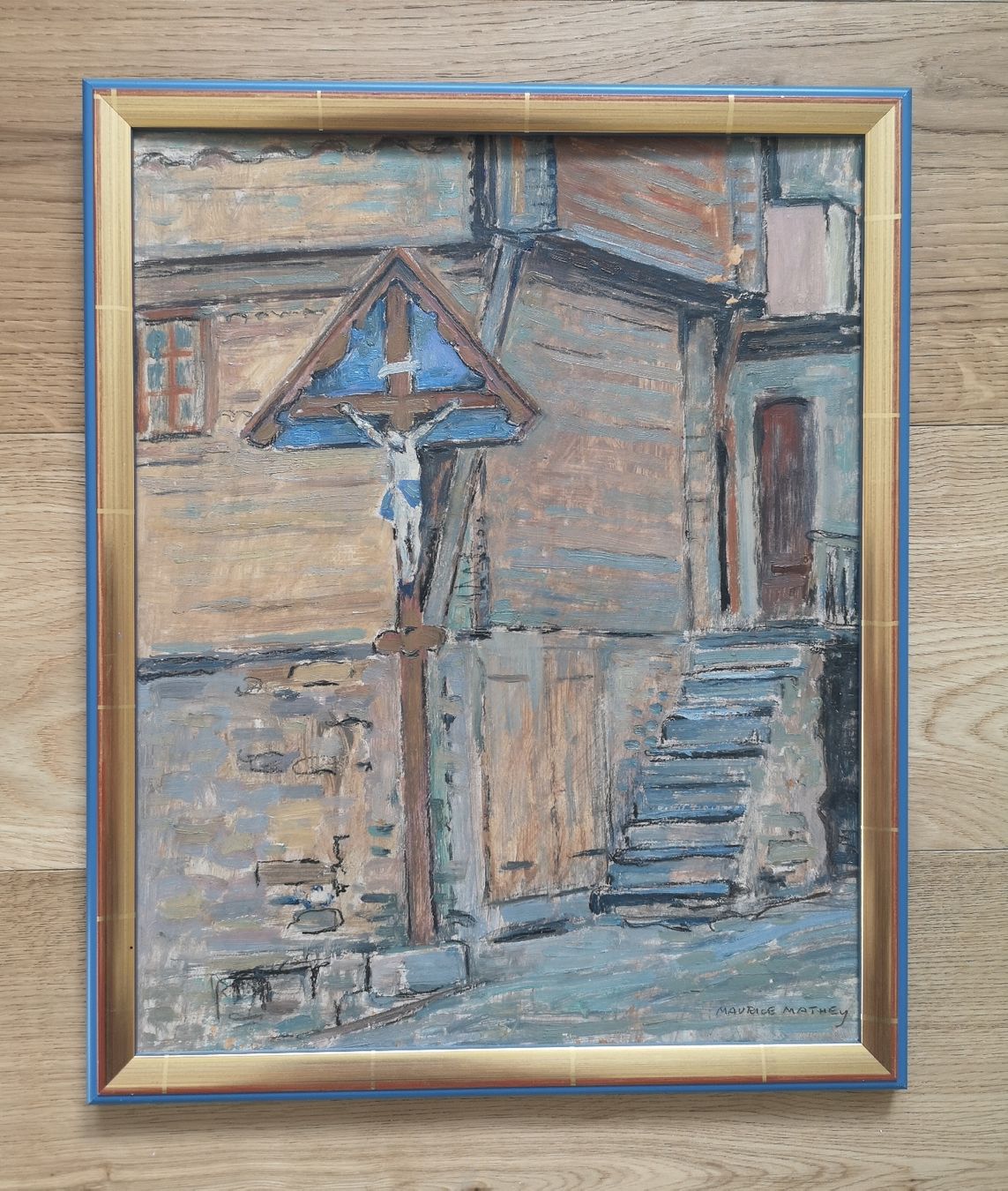 Dipinti: Tableau original du peintre Maurice Mathey – Usato da Conthey venduto da Cathlouz 4