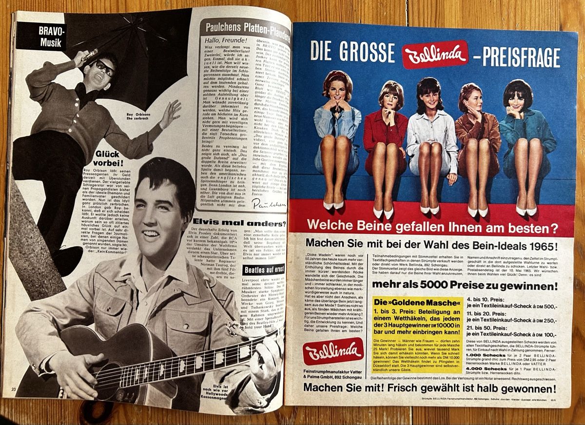 Zeitschriften & Magazine: BRAVO Heft Nr. 15, April 1965 – Gebraucht aus Lengnau BE von AgriOttu 6