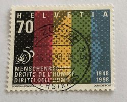 CH Briefmarken gestempel   