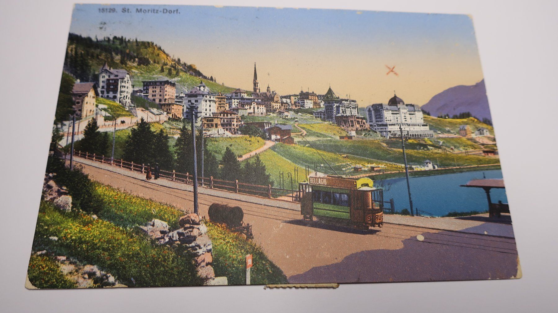 Cartoline postali: St. Moritz-Dorf 1913 – Difettoso da Cormoret venduto da Pascalll2001 1
