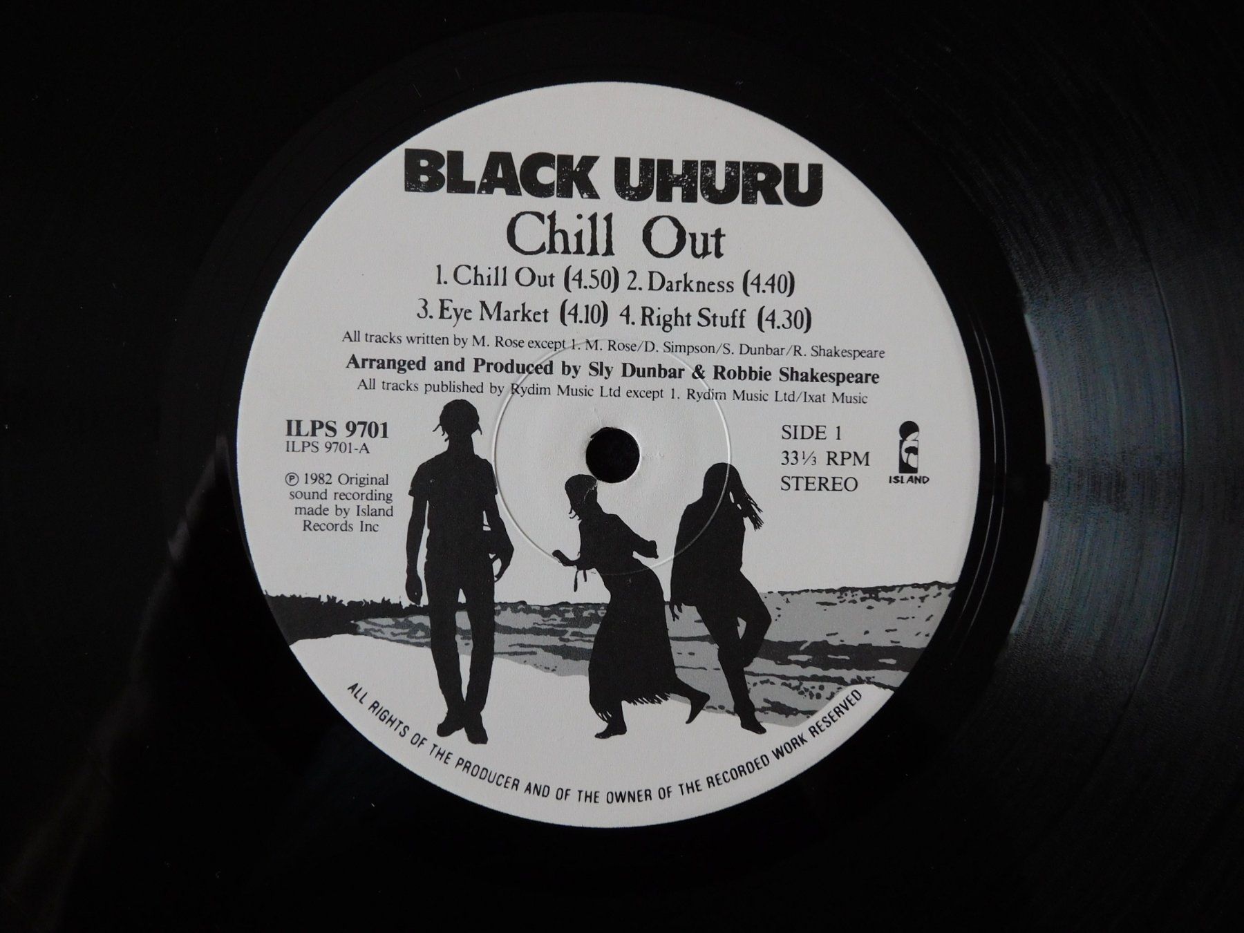 Schallplatten: Black Uhuru - Chill Out - 1982 - UK – Gebraucht aus Emmenbrücke von Dickens 3