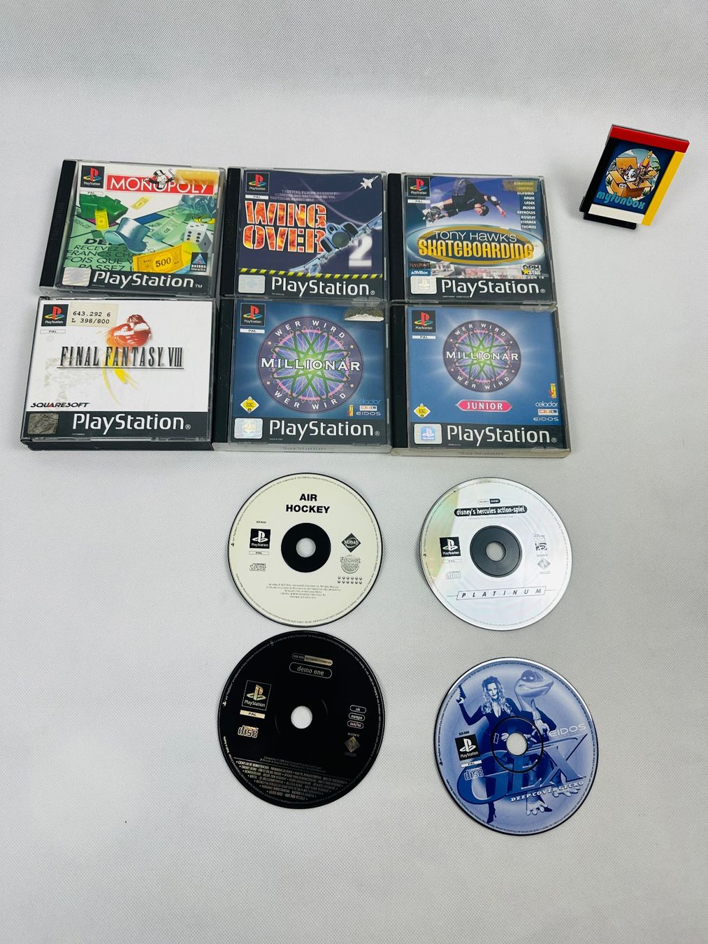 Sony Konsolen: PS1 Bundle Konsole 9 Spiele + Demo one + Controller Konvolut – Gebraucht aus Kappel SO von MyFunBox 4