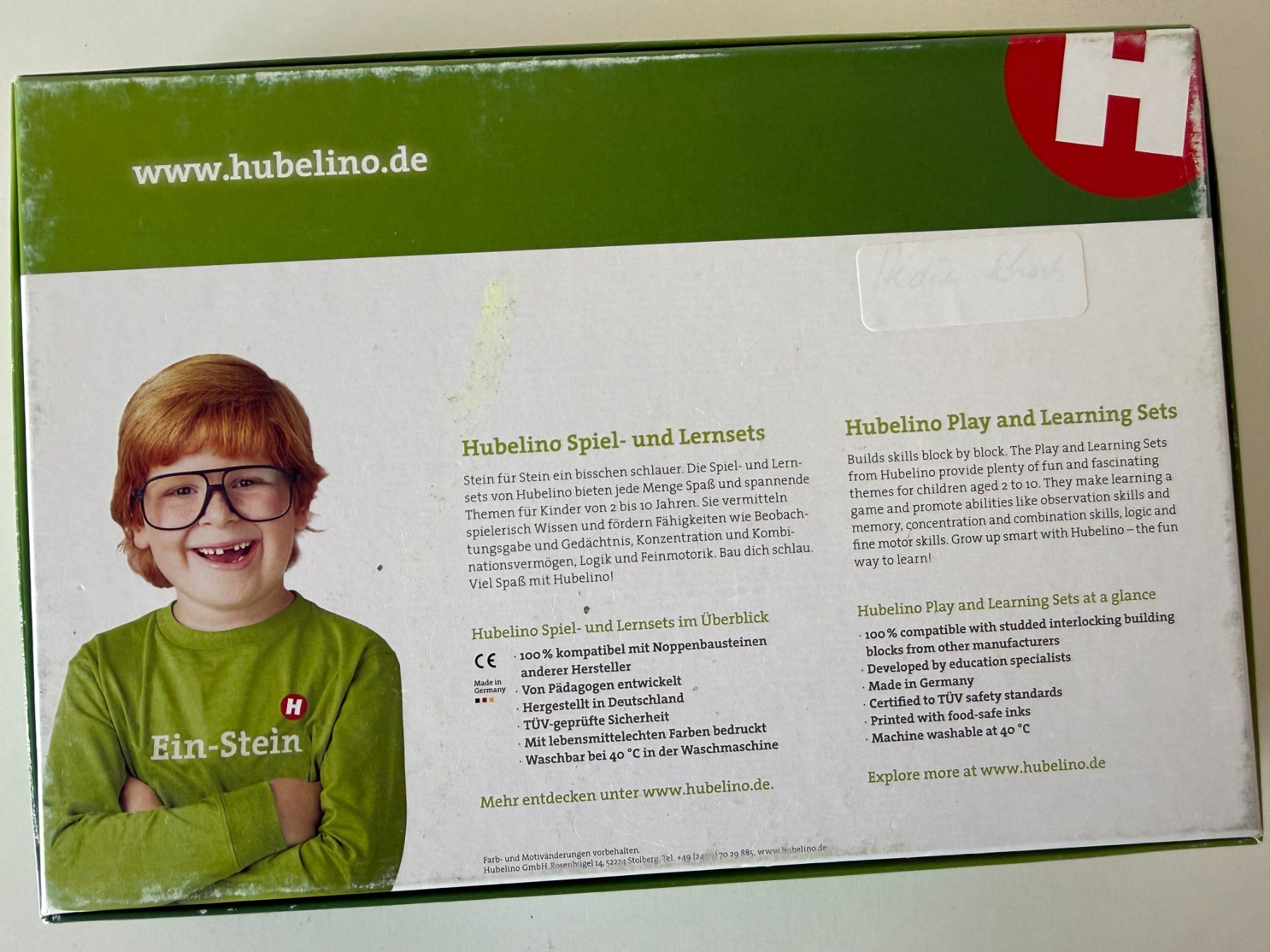 Puzzle: HUBELINO Bausteineset "Quadrolino" - 25 Teile – Usato da Winterthur venduto da brittalili 2