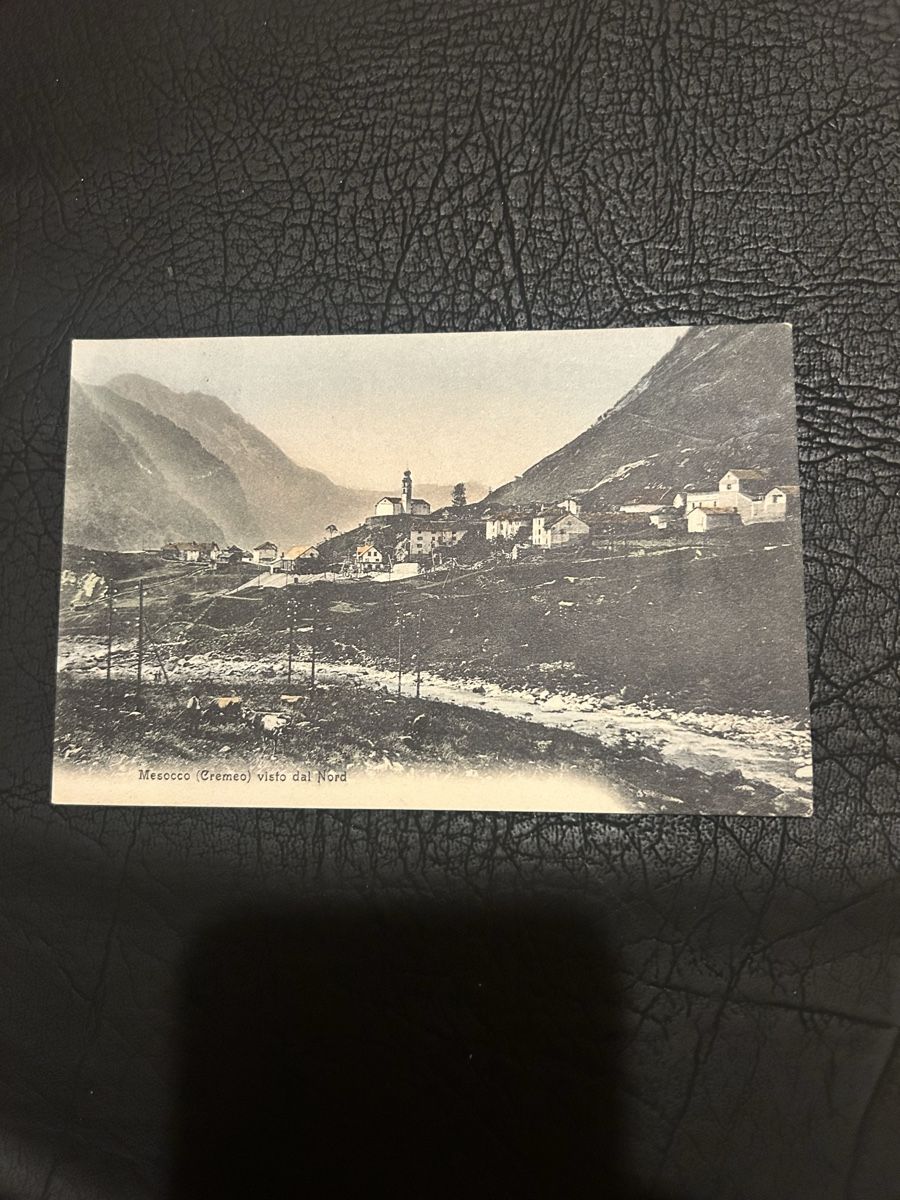 Cartoline postali: Mesocco(Cremeo) 1908 – Usato da Breganzona venduto da Milesbo