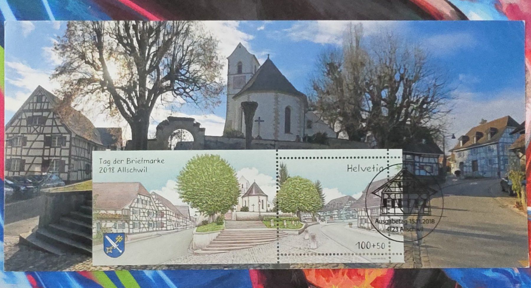 Cartoline postali: CL26 Carte Postale + Timbre Suisse 2018 – Usato da Cousset venduto da Patrick_Collections