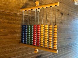 Holz Rechentafel