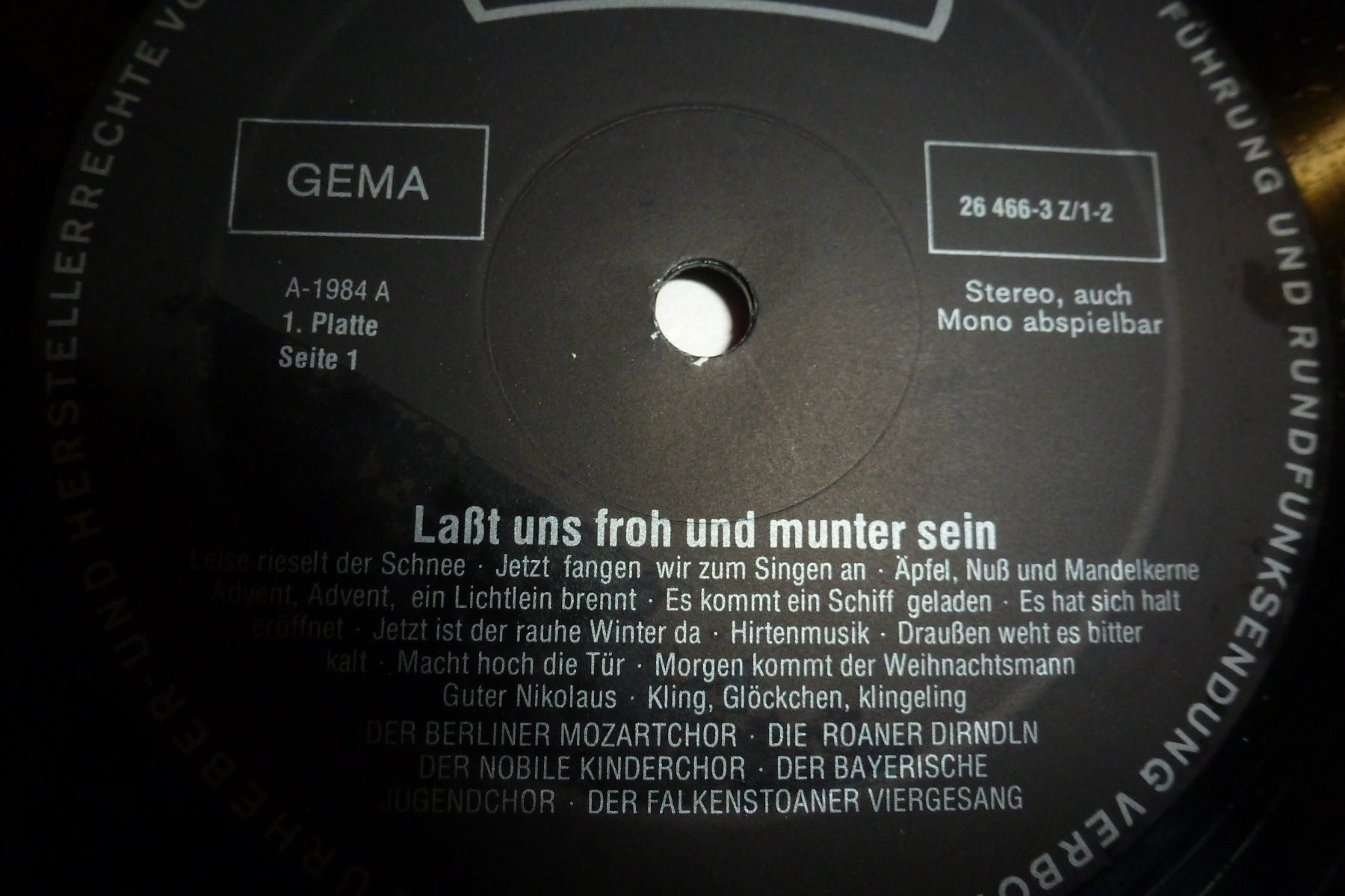 Dischi in vinile: Laßt uns Froh  Munter Sein Schallplatten – Usato da Emmen venduto da newdeal1970 2