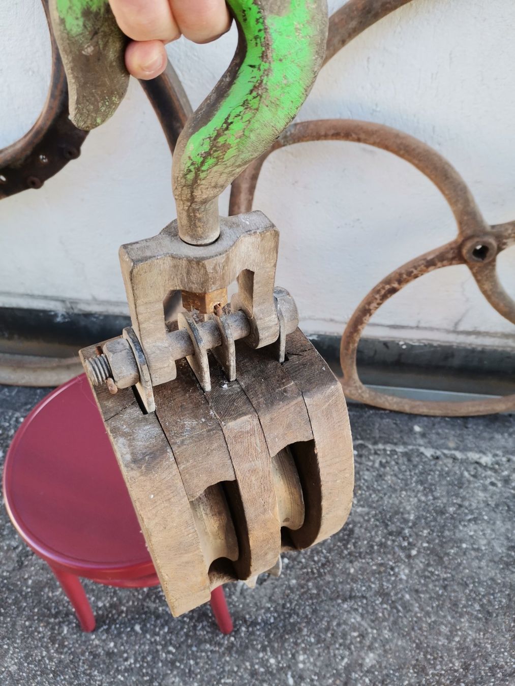 Altro per stoccaggio & trasporto: Seilrolle, Flaschenzug, Umlenkrolle, Schiffsrolle, Seilwinde – Usato da Wiedlisbach venduto da materialkreislauf 2