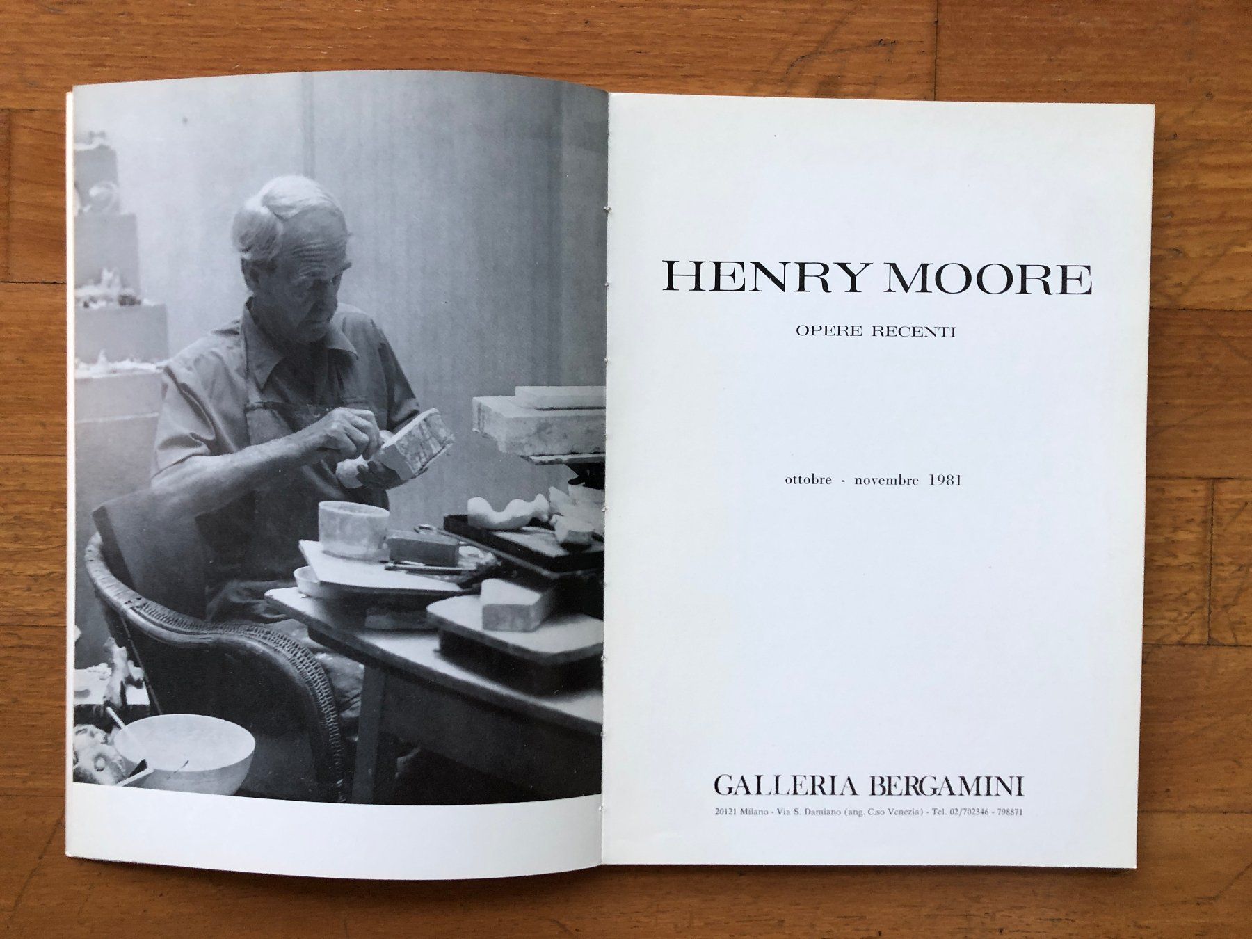 Libri: Kunst Buch: HENRY MOORE - Opere Recenti – Usato da Lugano venduto da gio.yo 1
