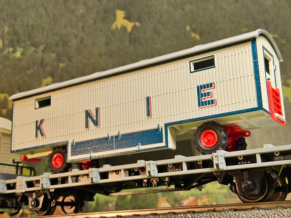 Märklin 4898 _ SBB Zirkus KNIE _ 3 tlg. Wagen Set _ Spur H0 (Gebraucht ...