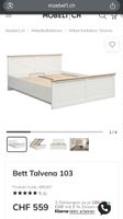 Bett Talvena 103, 180x200 cm, weiss – neu & unbenutzt, Fehlk