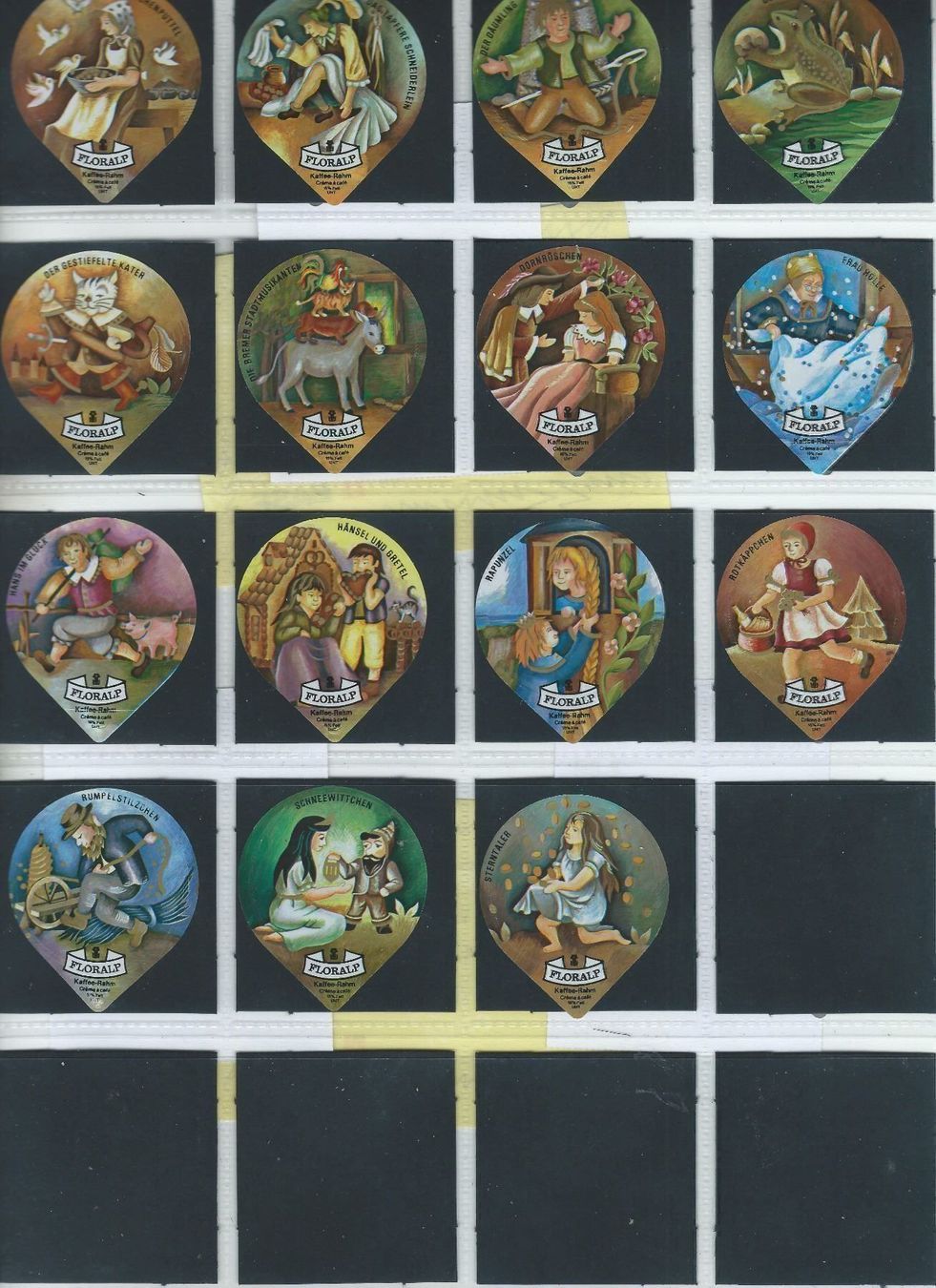 Coperchi dei cremini per caffè: KRD Grimms Märchen 1987   36 – Usato da Hochdorf venduto da Teger02