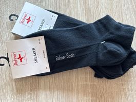 2 x 3 Paar Rohner Sneaker Business schwarz Gr. 43 - 46