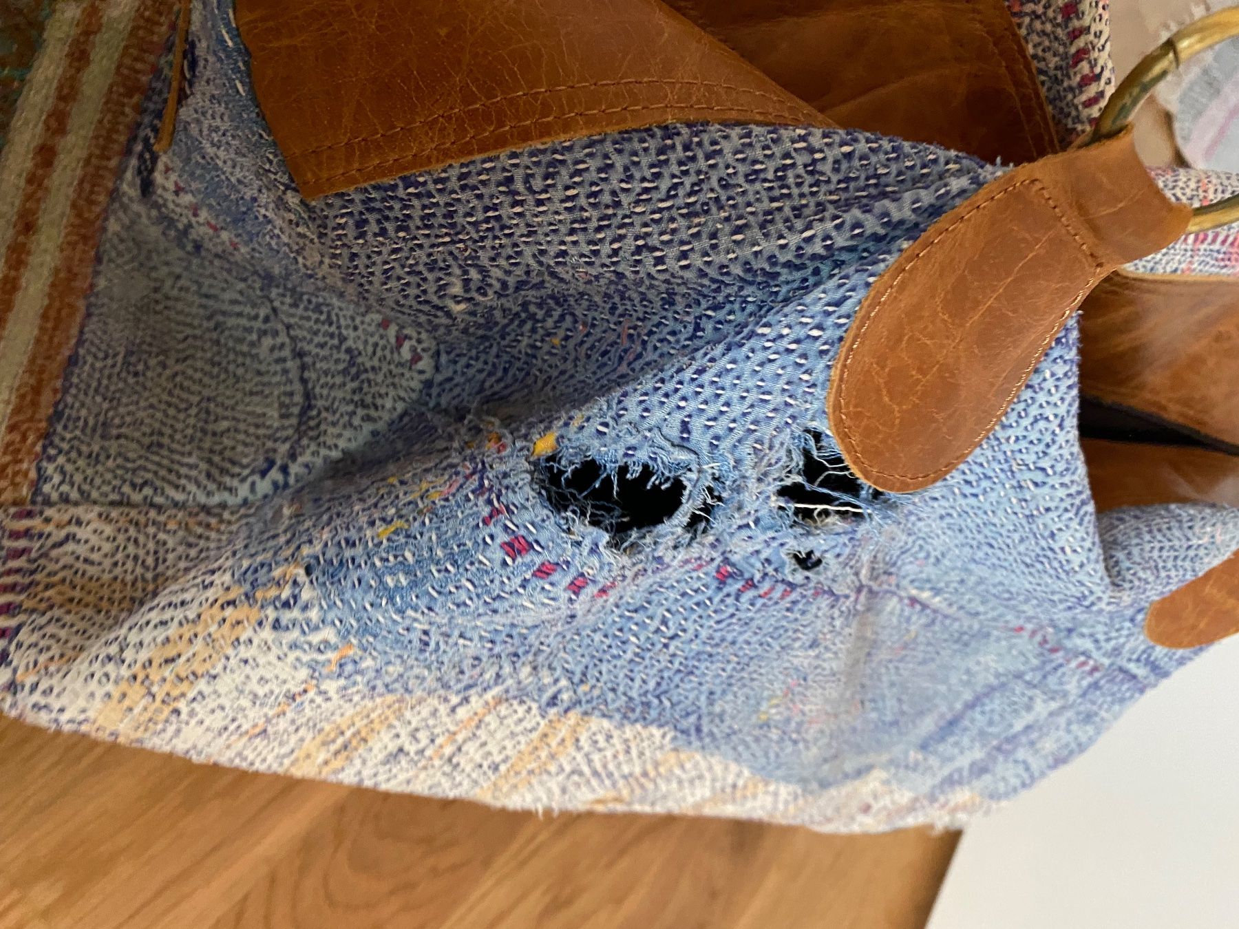 Sacs: Weekender Grosse Tasche Stoff Leder – D'occasion à Killwangen par Fefy 5