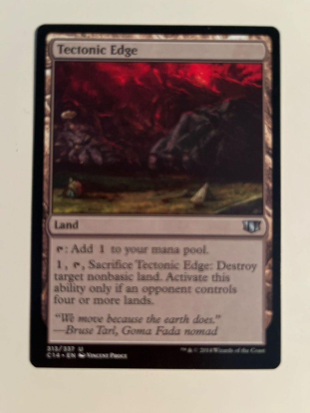 Magic The Gathering Carte collezionabili: 1 x Tectonic Edge - Magic: The Gathering - MtG – Usato da Kriens venduto da Shadi1980