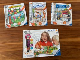Tiptoi Starter Set mit drei weiteren Büchern