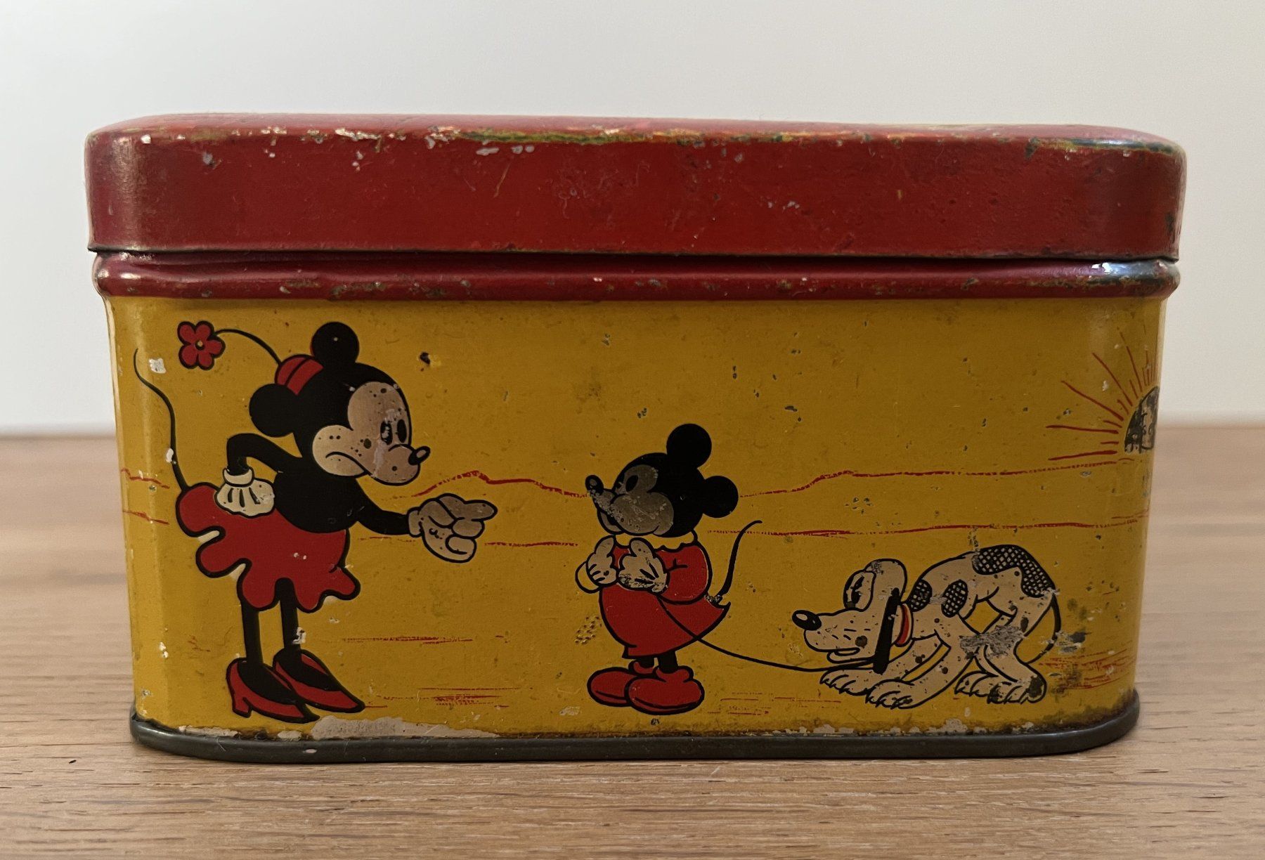 Barattoli: FLACHE Blechdose Disch Othmarsingen, Micky Mickey-Mouse 30er – Usato da Rothrist venduto da Brandystar 7