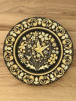 Damascene Toledo Spanien Gold Silber Intarsien Zierteller