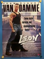 Jean-Claude Van Damme "Leon" Poster - Top Zustand!