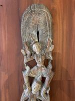 Wunderschöne handgeschnitzte indische Statue - Höhe 180 cm!