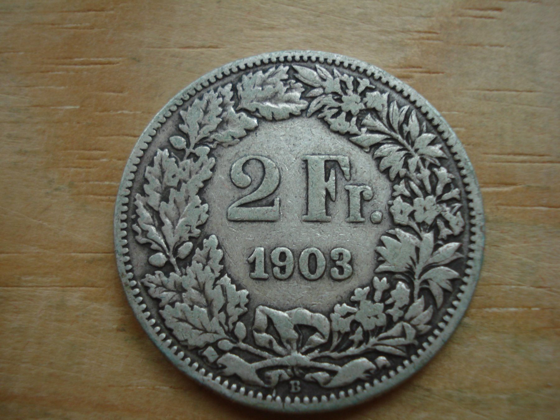 Tutti le monete: (S2) 2 Franken 1903 – Usato da Erlach venduto da Net-Coins