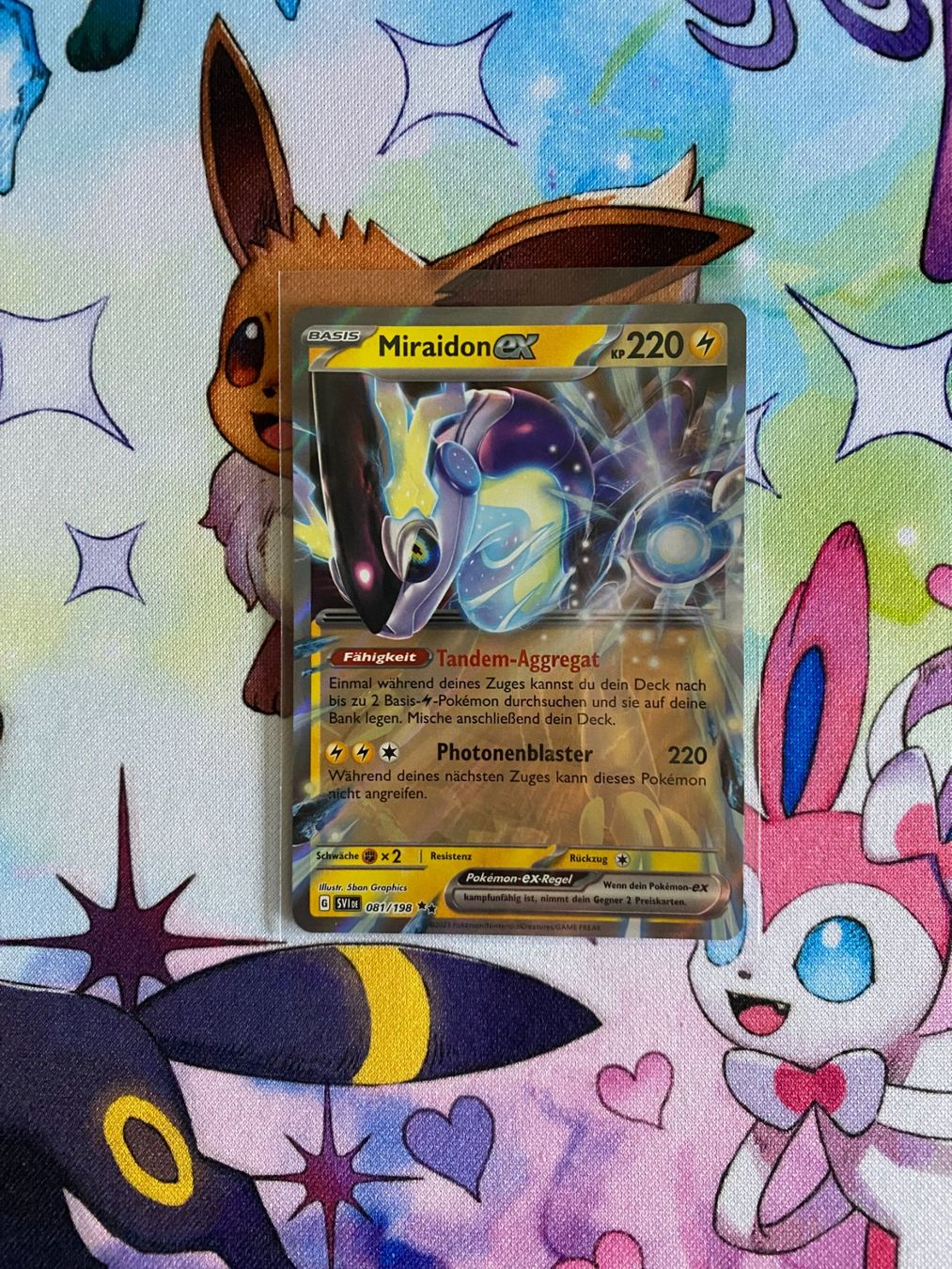 Pokémon Carte collezionabili: Pokemon Miraidon ex 081/198 SVI – Usato da Grindelwald venduto da TSG-G-Town