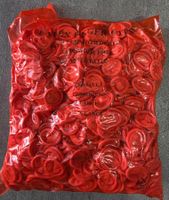 Doigtiers en latex Rouges Taille L Powder Free Anti-Static