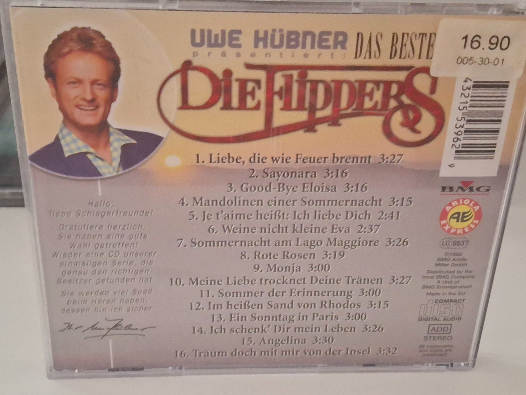 CDs: CD Die Flippers - Das Beste – D'occasion à Aarberg par Jackup1 1