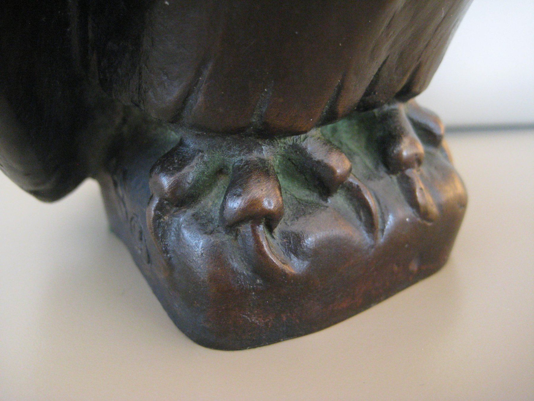 Statuette: Bronze Eule signiert Hans Borer Bildhauer – Usato da Langendorf venduto da Happy11 7