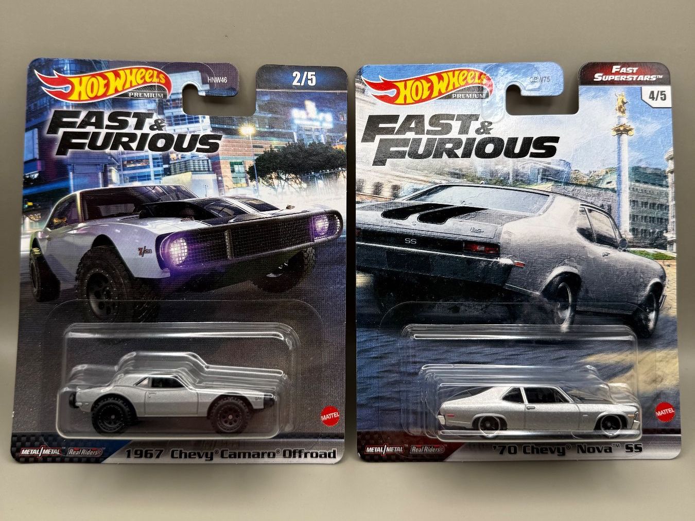 Hot Wheels Modellini d'auto: 2x HOT WHEELS PREMIUM OVP - CHEVY – Nuovo e nell'imballaggio originale da Münsingen venduto da bagose5