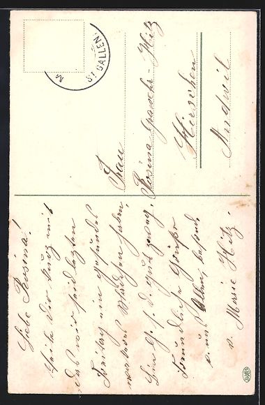 Cartoline postali: AK St. Josephen, an der Pfarrkirche – Usato da Berlin venduto da bartko-reher 1