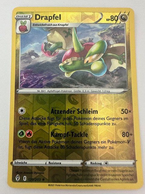 Pokémon Sammelbilder & Trading cards: Drapfel - Reverse Holo - Pokemon – Neu (gemäss Beschreibung) aus Nussbaumen AG von Pika-Shop