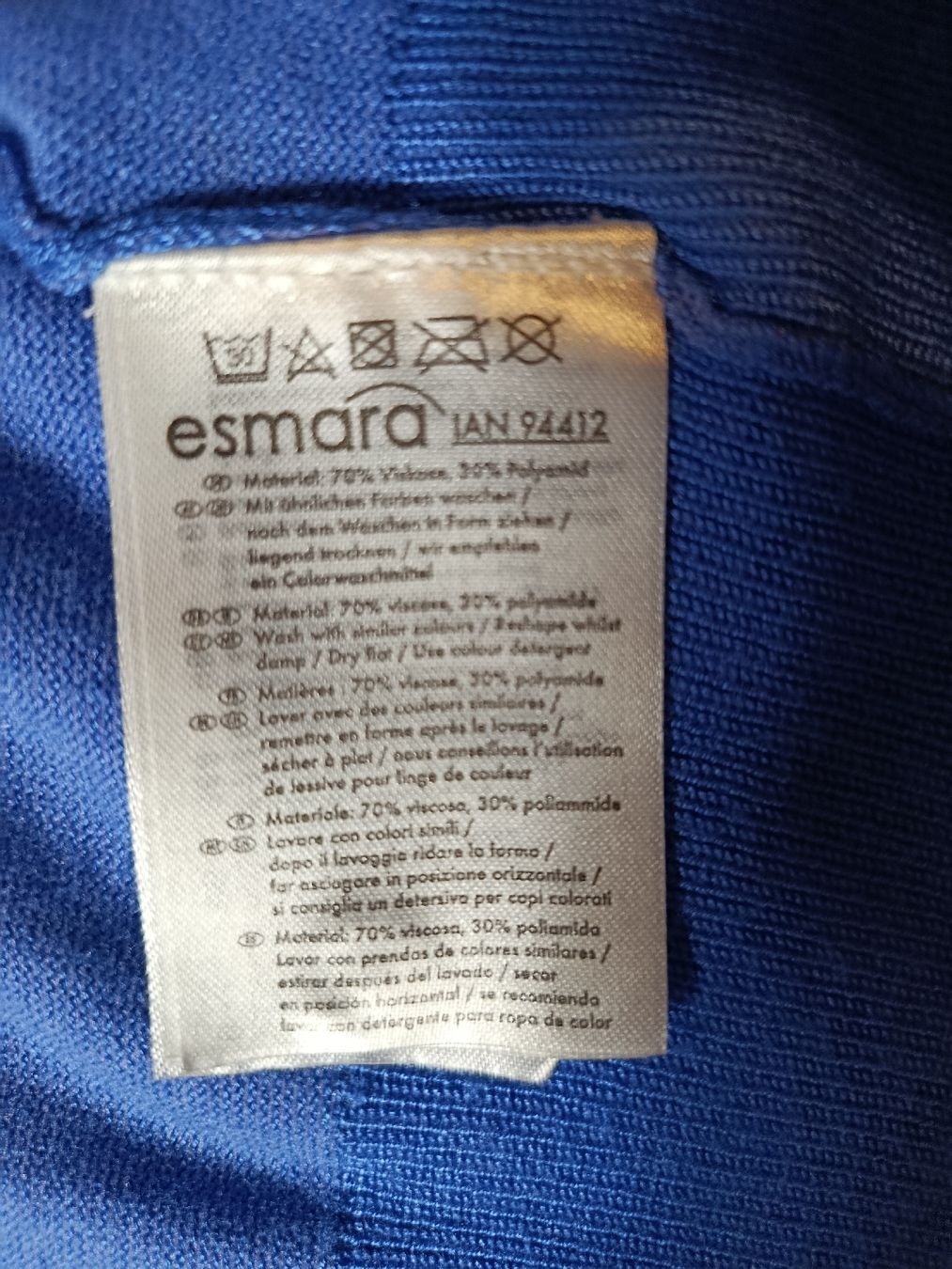 Giacche: Königsblaue Strickjacke, Gr. 40 – Usato da Basel venduto da Clay66 2